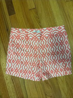 Vineyard Vines Coral and White Patterned Bermuda Shorts